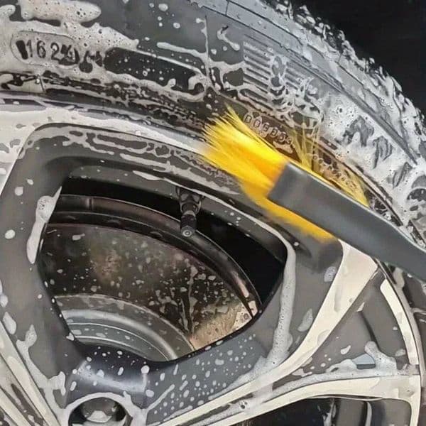 Car Wheel Rim Wash Brush,Automotive Detailing Cleaner Accessories for Easy Scrubbing ddmythur