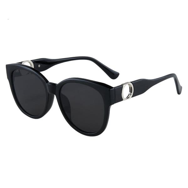 27103 New Fashionable Retro Wide-Leg Sunglasses for Women, Large Frame, Slimming, Natural Look, Unique Street Style