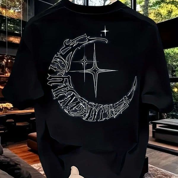 Luxury Brand Designer Clothes 180G Heavy-Weight Pure Cotton Trendy Brand Printed Short-Sleeve T-Shirt For Men, New Summer Casual Style, Large Size, Loose And Ve