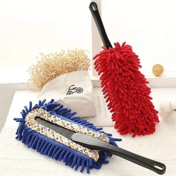 Multi-Function Microfiber Duster Chenille Dust Remover Mini Portable Car Wash Brush Home Cleaning Tools ddmythur