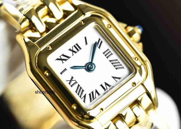 Top quality panthere watch watches watch women designer mens watch super clone watch swiss quartz movement sapphire crystal glass 316L steel strap 22mm with box 35SJ