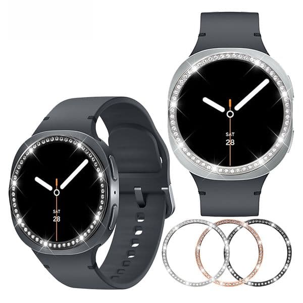 Suitable For Diamond-Encrusted Scale Ring Galaxy Watch 5Th Generation 42/46Mm Metal Bezel