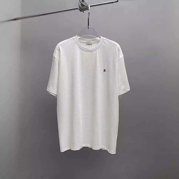 Designer 2026 Home Clssic luxury de ure Cotton ound Neck T-Shirt, Loose Simple, Couple Style, Short Sleeve, Trendy nd Cool enim Style Free Shipping