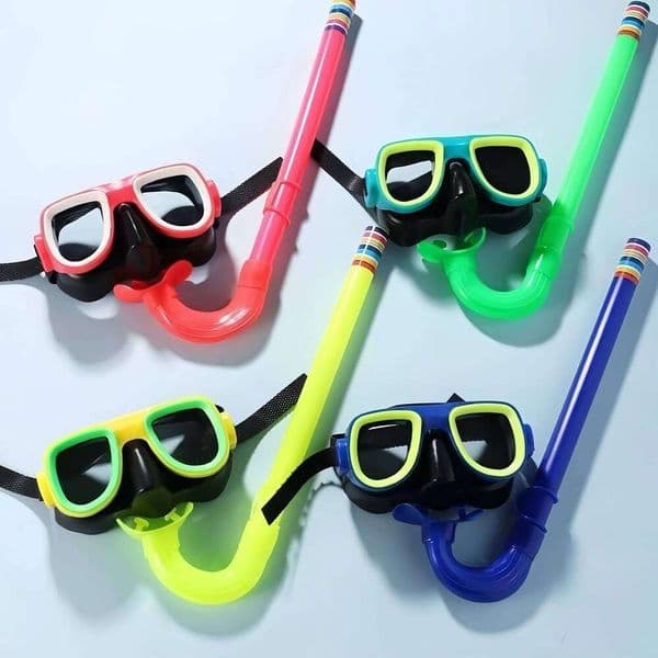 1pc swimming with a nose guard, anti-fog design, dry top snorkeling mask, suitable for teenagers