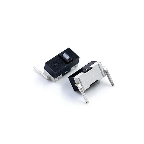 10PCS JL006/7-002 MS-001WZ Micro Switch 2 Pin Bent Leg Horizontal Side Insert Mouse Micro Switch Momentary Push Button Switch