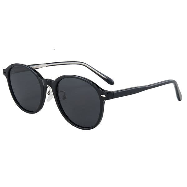 7606 Korean version new model independent lens plain sunglasses for women, stylish and unique oval flat glasses