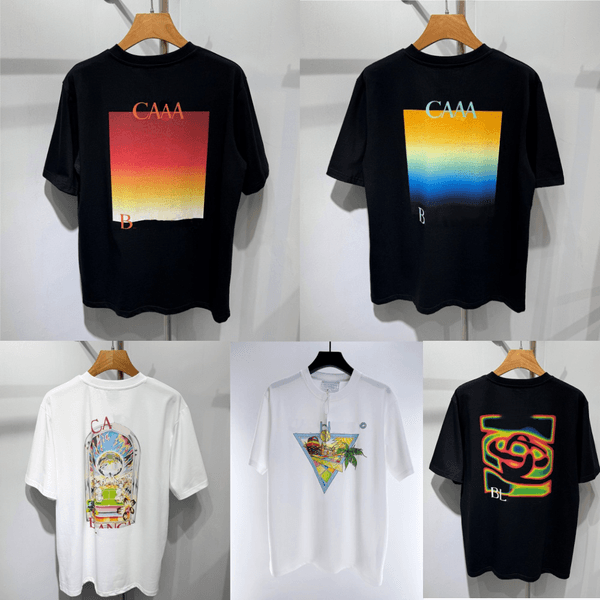 2026New Model Casas Summer Moroccan Style Dream Gate Printed 100% Cotton TShirt Mens and Womens Street Fashion Casual Short Sleeve