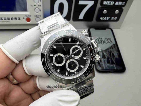 Top quality dayton watch mens watch day tona watches 4131 mechanical movement super clone watch sapphire crystal glass 904L steel 40mm with box T9U9