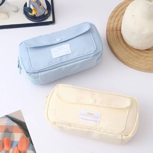 1pc multi-layer case with built-in detachable - creative design stationery pencil pouch for back-to-school essentials