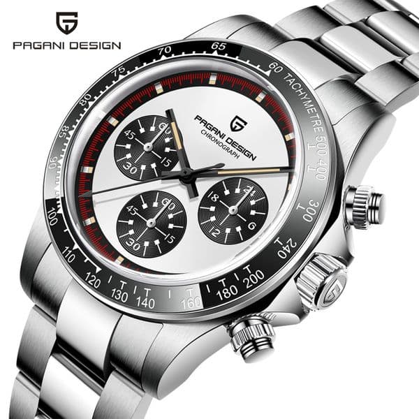 PAGANI DESIGN Men Quartz Chronograph Watch Multifunction Stainless Steel Waterproof Wristwatch Japan Movement Original Design Watch Factory Direct Wholesale
