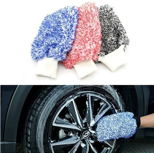 High Density Cleaning Glove Ultra Soft Microfiber Madness Easy To Dry Auto Detailing Car Wash Mitt ddmythur