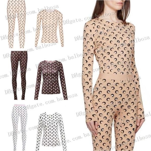 Designer Women's Tracksuits Fashion Long Sleeve T-shirt And Leggings Pantyhose Casual Top TShirt Free Combination Of Size And Color