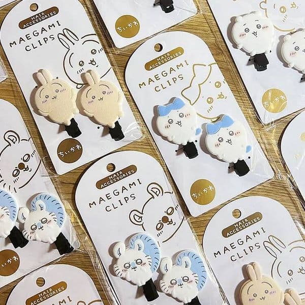 Cute girl Chiikawa Hachiware Usagi Momonga Send girl, girlfriend, birthday gift super cute hair accessories pair clip ddmythur