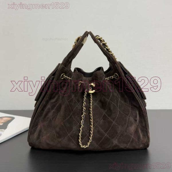 Hot Designer Denim Brown Handbags 2025 Designer Bags String Bucket Tote Large Hobo Suede Leather Gray Casual Dia Lattice Long Chain Crossbody Daily Fashion Brand 25C