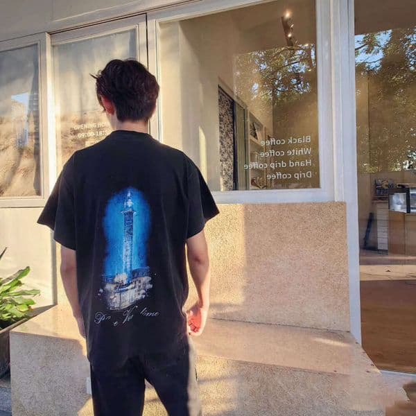 Designer 2026 High-end trendy luury - new luxury lighthouse collbortion short-sleeve T-shirt for men women, loose-fitting, fshionble nd verstile top Free