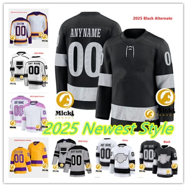 JeffMalott Hockey Jersey 23 Dustin Brown 35 Darcy Kuemper 31 Anton Forsberg 99 Wayne Gretzky 16 Marcel Dionne 20 Luc Robitaille Custom Stitched Jerseys
