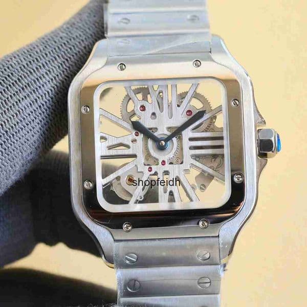 Top quality santoss watch watches super clone watch mens watch 1847MC mechanical movement sapphire glass smartlink 316L steel 39.8mm 35.1mm 27mm with box TLJA
