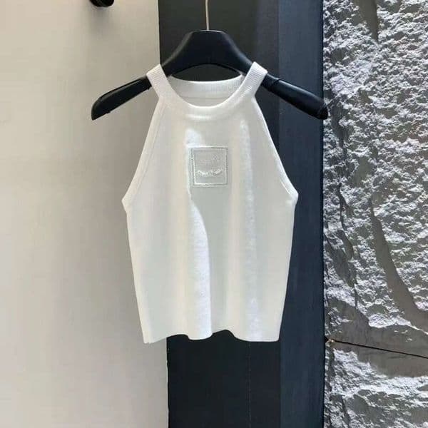Channeled Channel Designer Shirt Cocochannel Graphic Tee Dress For Women Running Pantalon High End Heavy Knit Camisole Letter Print Slim Fit Short Top Kids Shirt