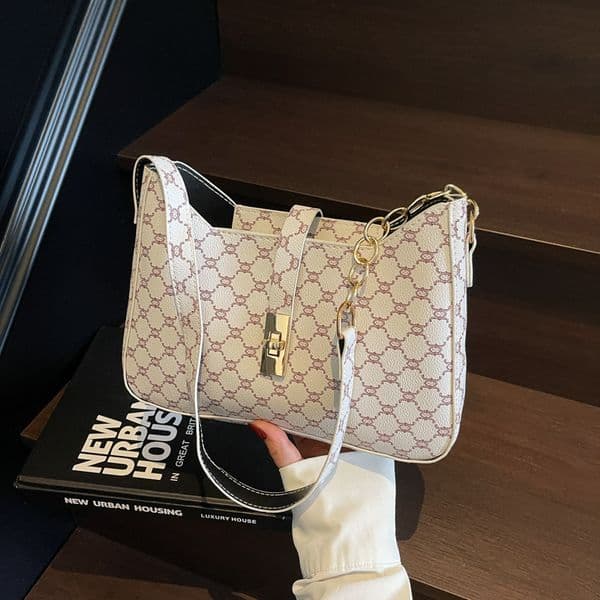 Bestseller Minimalist Vintage Floral Underarm For Women 2025 New Versatile Portable Dumpling Fashion Handbag Casual Shoulder Bag Ddmytues
