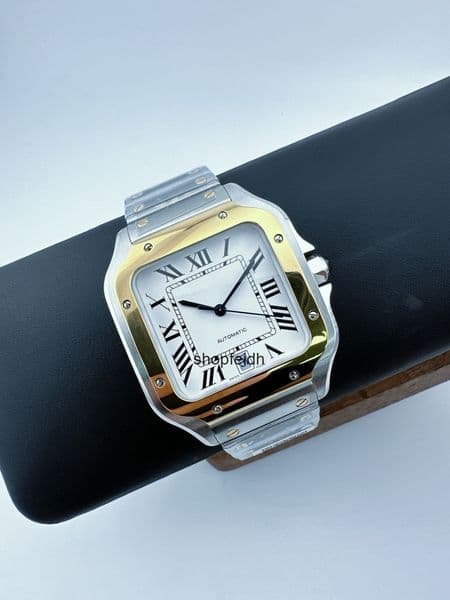 Top quality santoss watch watches super clone watch mens watch 1847MC mechanical movement sapphire glass smartlink 316L steel 39.8mm 35.1mm 27mm with box ZNSM