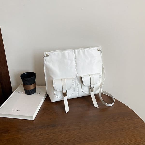Bestseller Motorcycle Style Single Shoulder For Women, Vintage Fashion Versatile High-End Commuting Bag, Large Capacity Casual Tote Bag Ddmytues