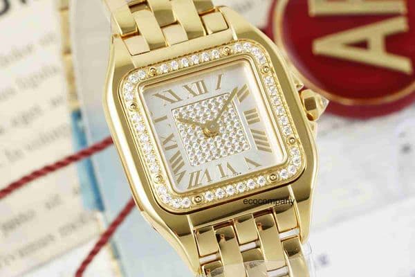 Top quality panthere watch womens watch mens watch super clone watch luxury designer watch top quartz movement sapphire glass 316L steel strap 22mm with box UYM0