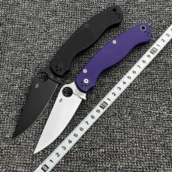 C36 G10 handle bearing folding knife, high hardness outdoor camping wilderness survival pocket tool knife