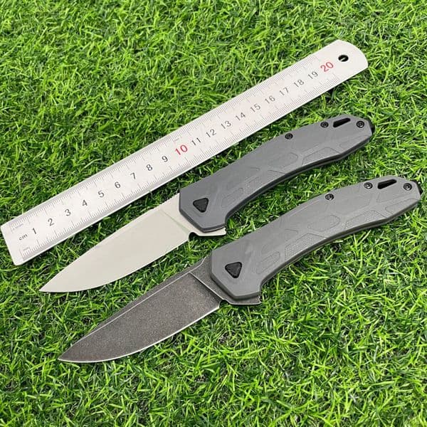 2042 Folding Pocket Knife D2 Blade Nylon Fiberglass Handle Multifunction Fruit Outdoor Camping Knife EDC Defensive Tools
