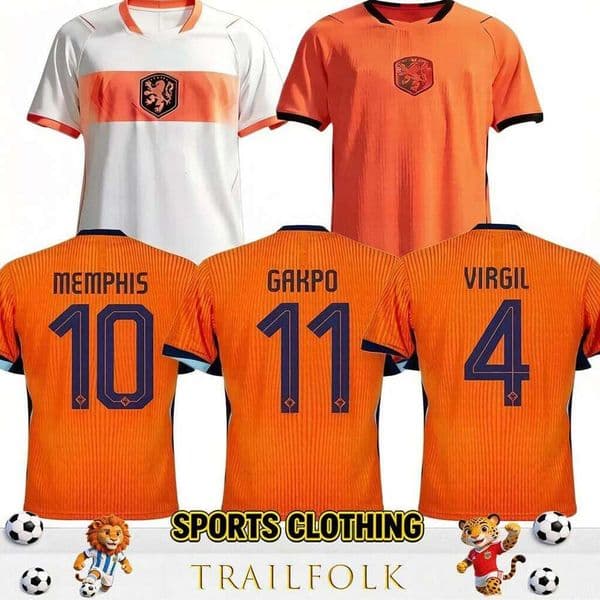 2026 world cup Netherlands 26 27 Dutch jersey Holland retro Soccer Jersey Bergkamp ROBBEN vintage National Team football tops Shirt Kids Kit MEMPHIS GAKPO new