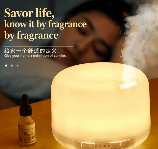 Muji Humidifier 500ml Aroma Diffuser Household Diffuser Aroma Machine Ultrasonic Air Diffuser Humidifier
