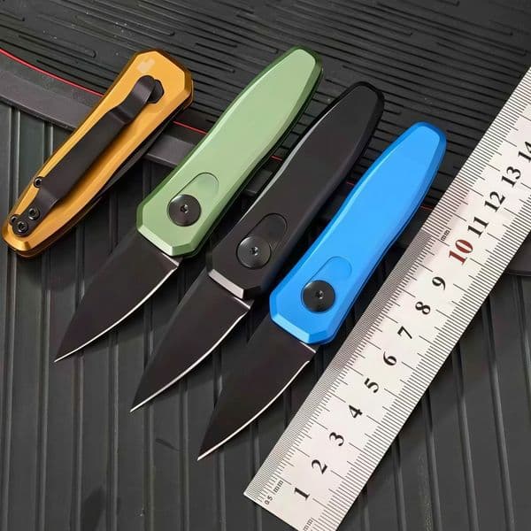 Mini 7500 7500BLK Launch 4 Folding Pocket Knife CPM154 Blade Aluminum Alloy Handle Camping Hiking EDC Tool Outdoor Knife