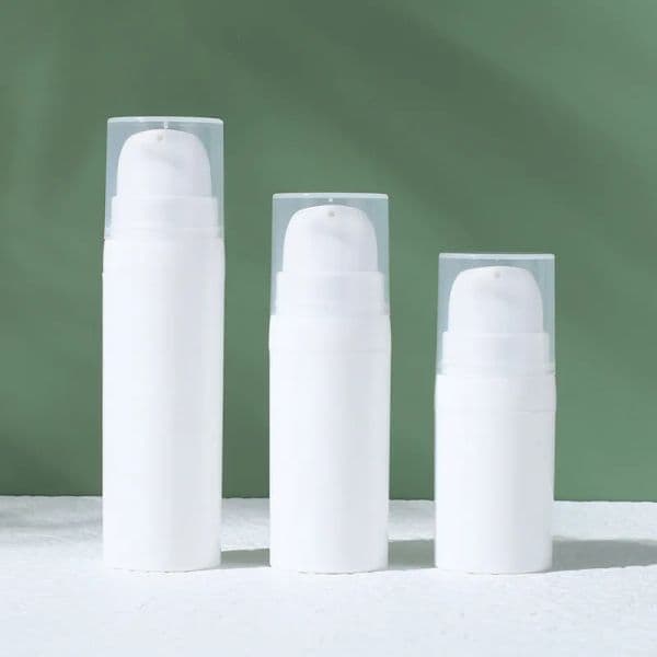 5ml White Airless Bottle Lotion Pump Mini Sample and Test Bottles Vacuum Container Cosmetic Packaging by tax free