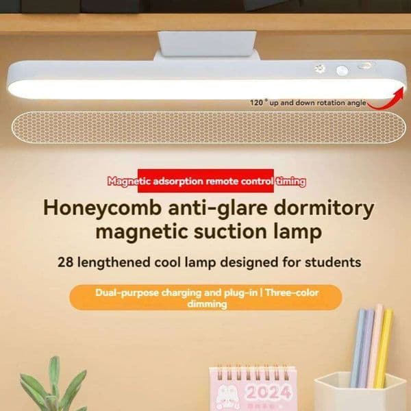 LED Magnetic Eye Protection Remote Reading Switch Desk Three-speed Stepless Dimming USB Rechargeable Student Learning Lamp