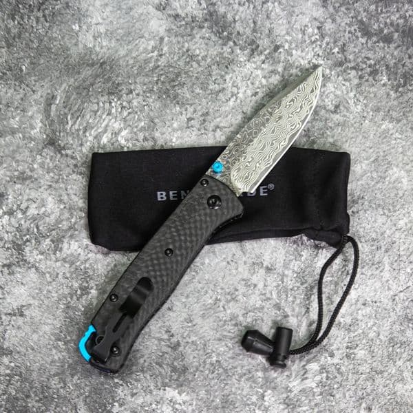 New BM 533/535 Folding Knife S90V Blade Carbon Fiber Handles Sharp Field Hunting Knife Survival Tactical Tool with Pocket Clip