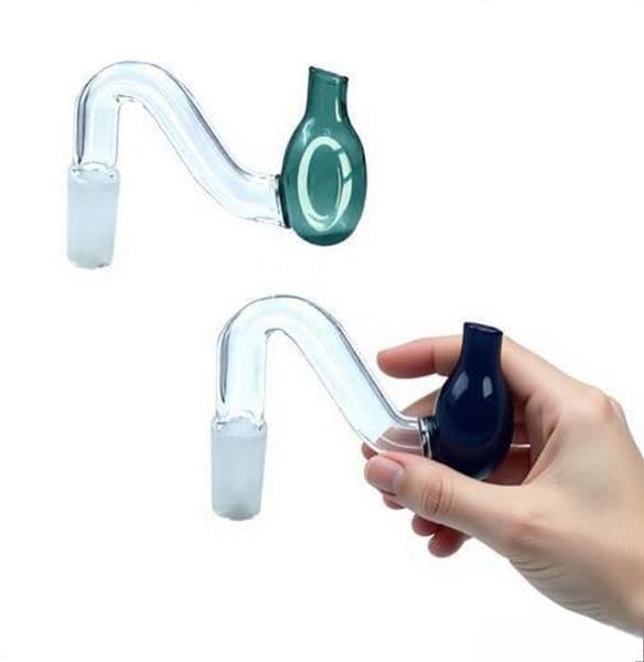 Colorful Newest Design Glass Oil Burner Bowl Bubbler Downstem 10mm 14mm 18mm Male Down StemSmoking Banger Bowls Slide for Hookah mini water bong