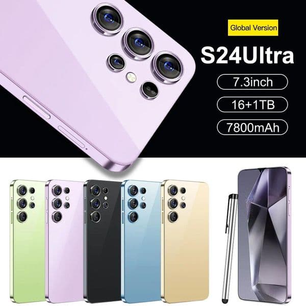 S24Ultra explosions spot 6.5-inch HD 2+16 Android smartphone Unlock Touch Screen Phone Androids Camera Telephone HD Display Face Recognition