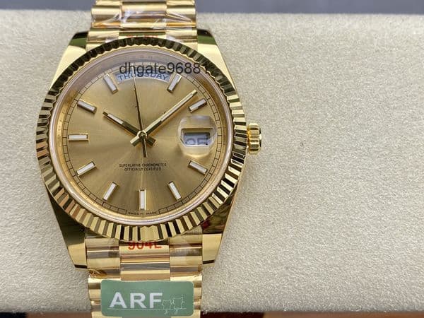 Top quality day date mens watch watches super clone watch 3255 mechanical movement sapphire crystal glass 904L steel 40mm 36mm with box 63NC