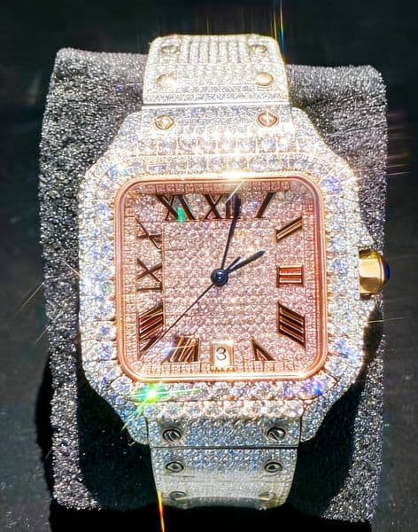VVS1 watch very Automatic nical Iced Out Designer Men Moissanite Pass test Free delivery Use high-end diamonds to design luxury jewelry full of diamond watches