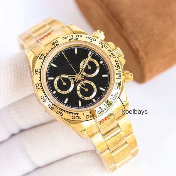 Top quality dayton watch day tona mens watch super clone watch 4131 mechanical movement sapphire crystal glass 904L steel 40mm with box 6LKV