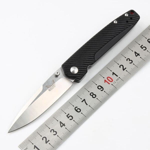 Tactical BM 485 Axis Pocket Folding Hunting Knife Outdoor Pocket Camping Survival Knives, Comfortable To Carry In Slacks