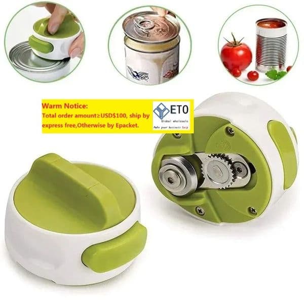 TAX FREE Portable Manual Can Opener Beer Bottle Opener Compact Kitchen Tool Stainless Steel