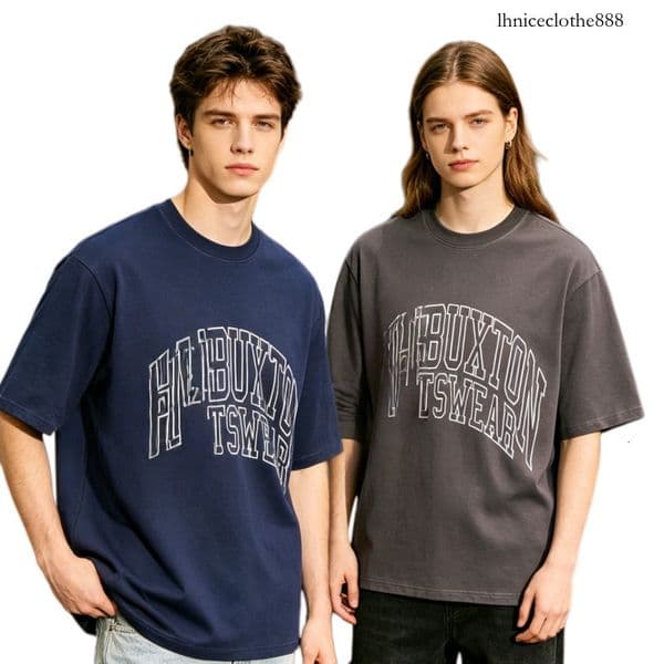 Tt 2026Trade New Artes Ins Trendy Printed T-Shirt American Street Style Simple Casual Couple Short Sleeve Daily Wear a1