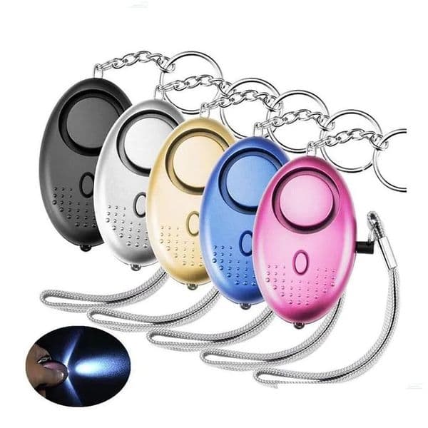 TAX FREE Alarm Systems 130Db Egg Shape Self Defense Girl Women Security Protect Alert Personal Safety Scream Loud Keychain Alarms Drop Delivery