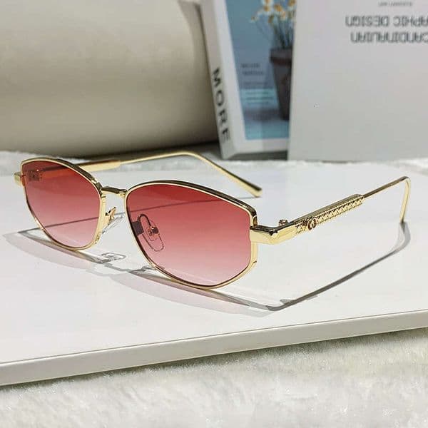 2026 World Cup Spectator Sunglasses Metallic trendy glasses women, high-end with letter logo, lattice pattern diamond-shaped for men, sun protection sunglasses