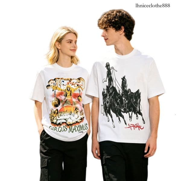 Tt Street Fashion NBHood T-Shirt, Band Pattern Graphic Print, Soft Cotton Crew Neck Casual Short Sleeve Tee 08