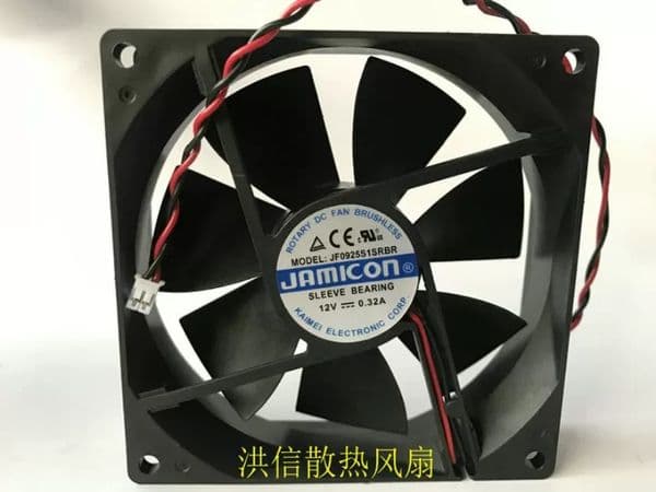 Free shipping original 9025 JF0925S1SRBR DC12V 0.32A 9cm cooling fan