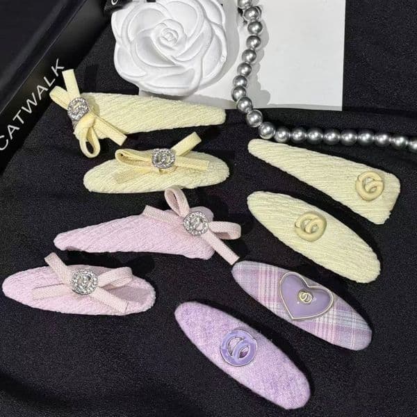 Designer Luxury Pattern Hair Clip Candy Color Cute Women Gift Hair Barrettes Charm Girls Love BB Hairpin Autumn Versatile Boutique Hair Clips