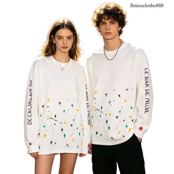 Tt Gals Dept High Street T Shirts Men Women Letter Printed Long Sleeve Shirts Lightweight Breathable Spring Summer Fashion Tees a6