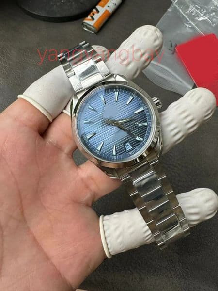 high-quality vsf 50M Master Summer Blue Dial Bracelet Movement Sapphire 904L Stainless Luxury 100M Dive Automatic mechanical watch