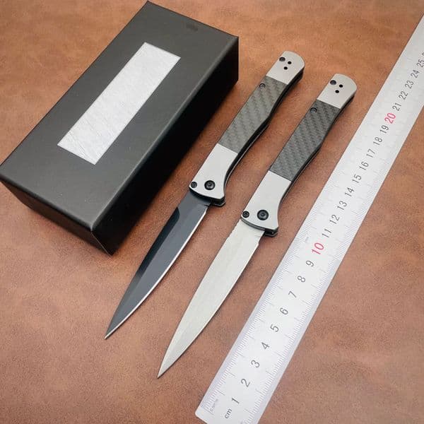 Outdoor BM 4170BK D2 Steel Folding Knife G10 Handle Camping Fishing Pocket Knives Portable EDC Tool